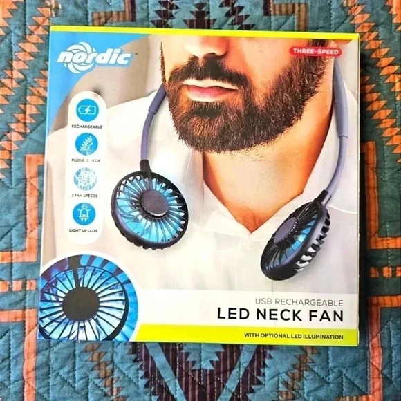 New‎ LEDNeck Fan - Picture 1 of 4